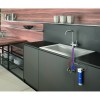 Смеситель для кухонной раковины c подключением к фильтрованной воде GENEBRE INOX-Osmos, нержавеющая сталь (65702 18 44 66)