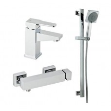 Набір для душу зі штангою GENEBRE Kenjo 04KED17 (163745+10013560+63110264567+63130264566+DXK345)