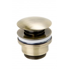 Зливний гарнітур для раковини GENEBRE Luxe bronze, click pop-up, 1 1/4 "(10021143)